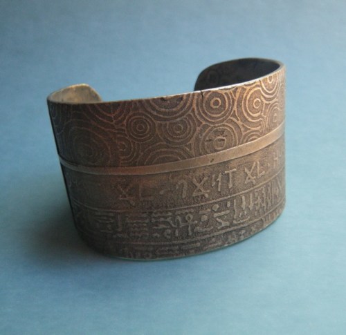 Bronze cuff by Angie Karst