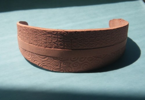 unfired copper clay